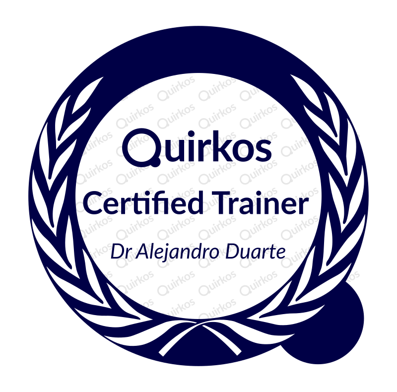 Quirkos Certified Trainer badge oficial